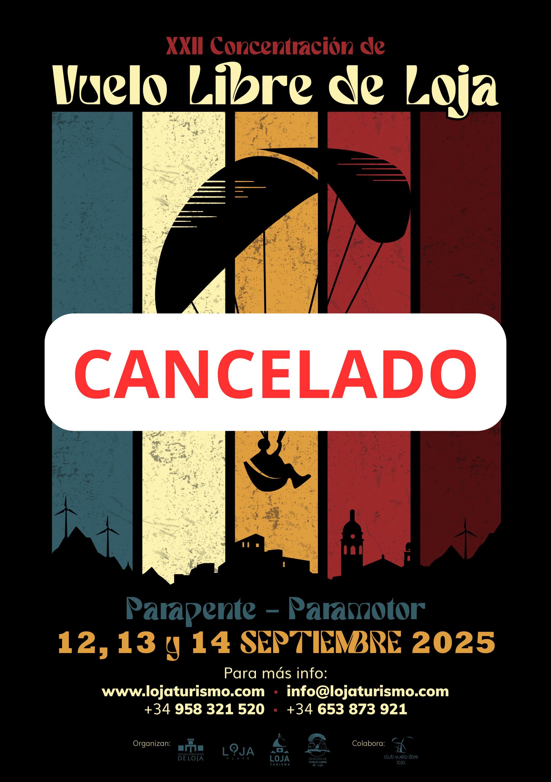 XXII CONCENTRACIÓN DE VUELO LIBRE DE LOJA – 12, 13 Y 14 DE SEPTIEMBRE DE 2025