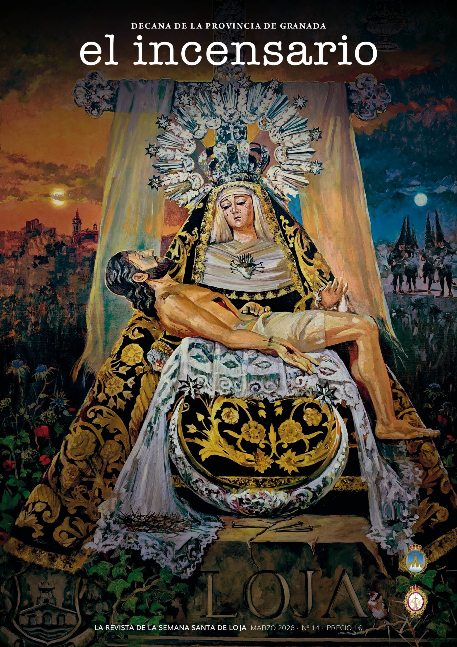 HORARIOS DE MONUMENTOS, SEMANA SANTA LOJA 2026