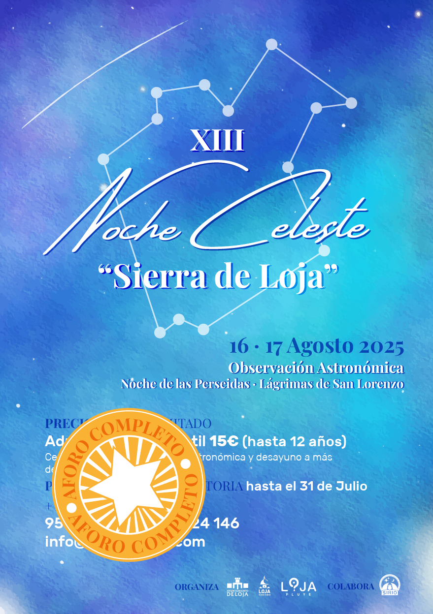 XIII NOCHE CELESTE SIERRA DE LOJA 2025 AFORO COMPLETO